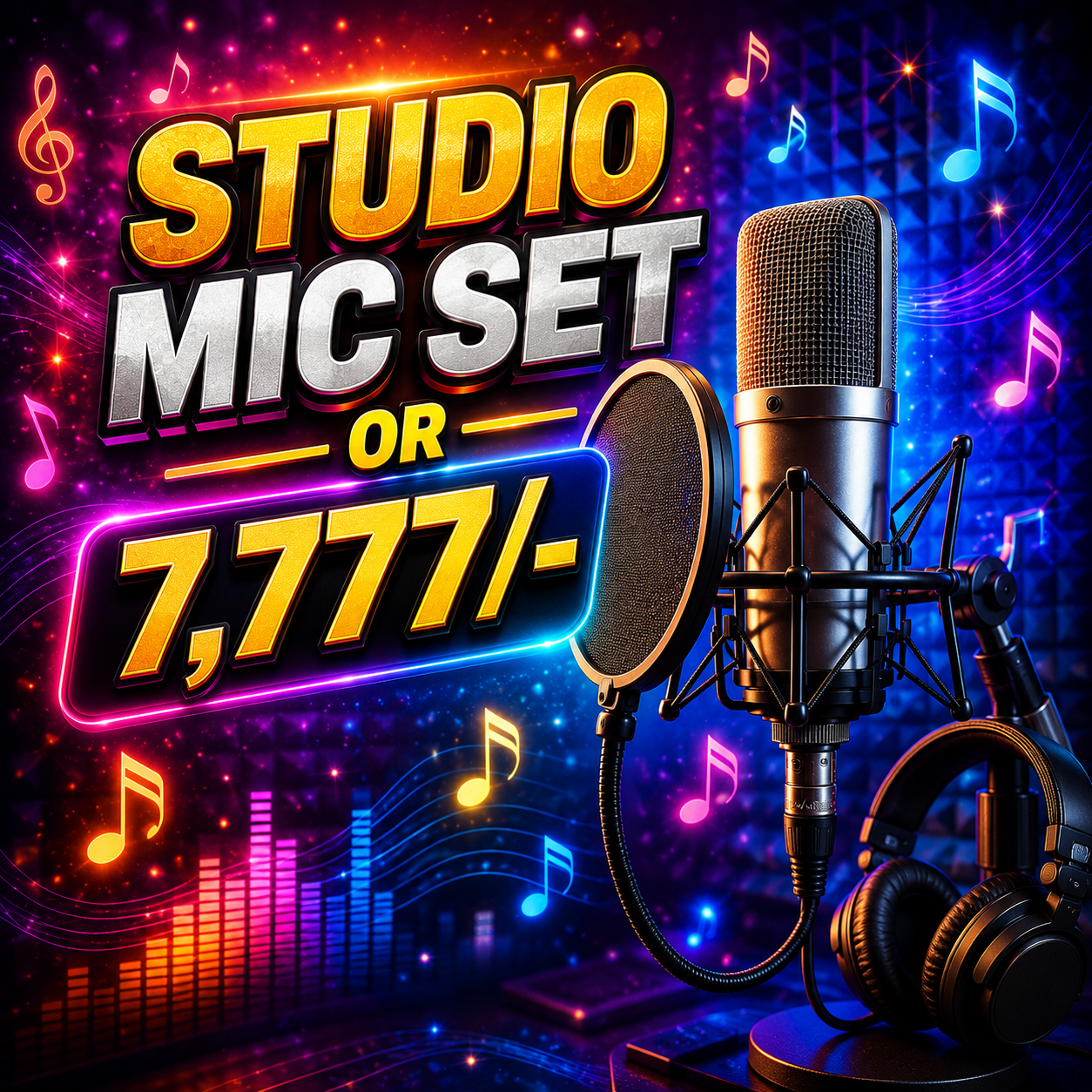 Recording Studio Mic Set